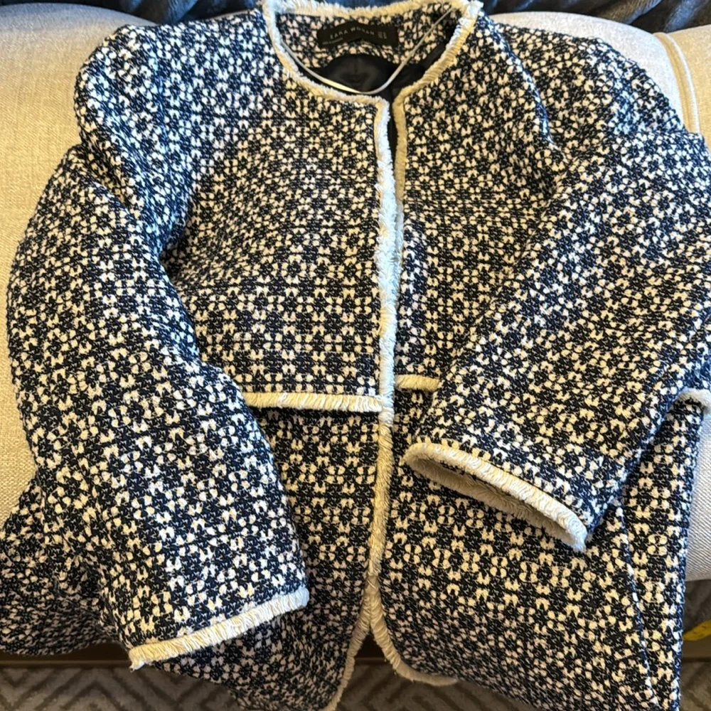 Zara fashionable long blazer/coat - Picture 5 of 9